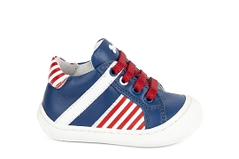 BOBA WINT:Cuir/Bleu