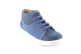 MOUSSE BUMP STUBI:Cuir/Bleu