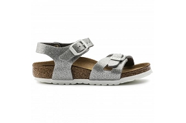 BETISE RIO KIDS:Cuir/Argent