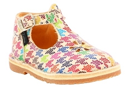 PALM BIMBO:Cuir/Multicolor