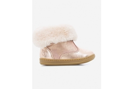  BOUBA FUR BOOTS FOURRE<br>Cuir Métal Rose