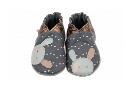  GREETING RABBIT<br>Cuir Gris