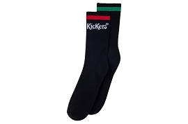 KICKERS ORGANIC KICK WOMEN MAN CHAUSSETTES Noir