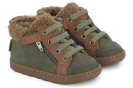 SHOOPOM BOUBA ZIP WOOL Kaki