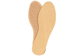 FAMACO SEMELLES CUIR PECARI LIEGE Beige