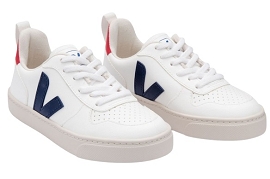 VEJA SMALL V10 LACET Blanc