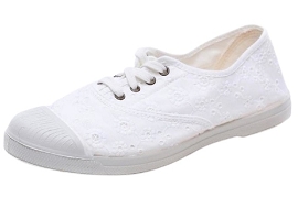 NATURAL WORLD INGLES BORDADO Blanc