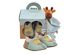 ROBEEZ GIRAFFE HUG COFFRET Bleu