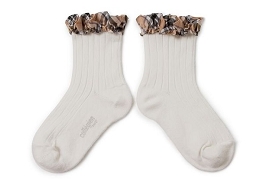  LUCIE<br>Coton + poly + Lycra Blanc