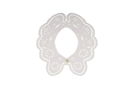  COL CLAUDINE<br>Coton Blanc