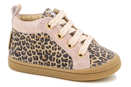  KIKKO BASE LEOPARD<br>Nubuck Imprimé Animal
