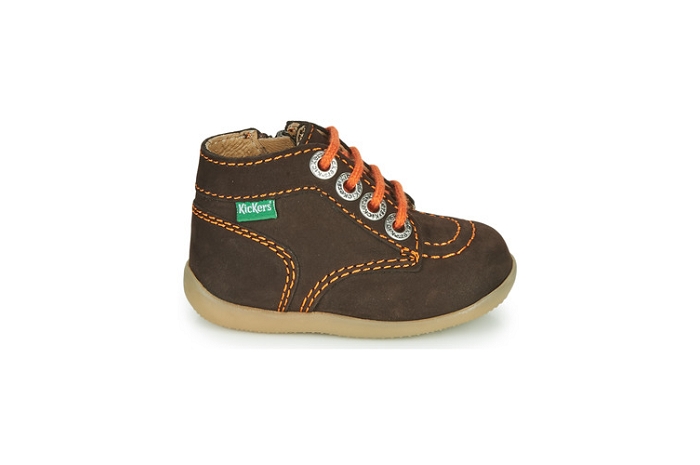 Kickers bonzip g marron3297910_2