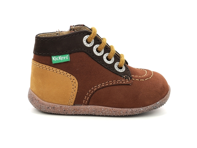 Kickers bonzip g marron3361801_2