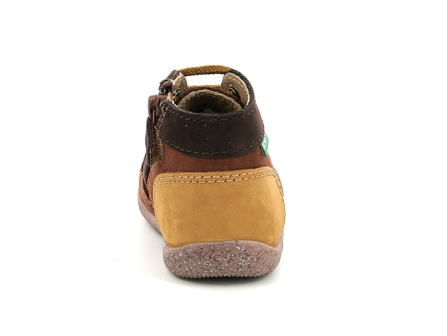 Kickers bonzip g marron3361801_3