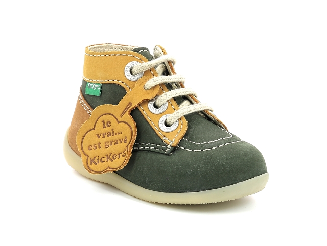 Kickers bonzip g kaki3361802_1