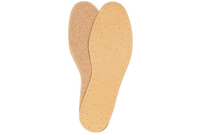 Famaco semelles  cuir pecari liege marron5298101_1