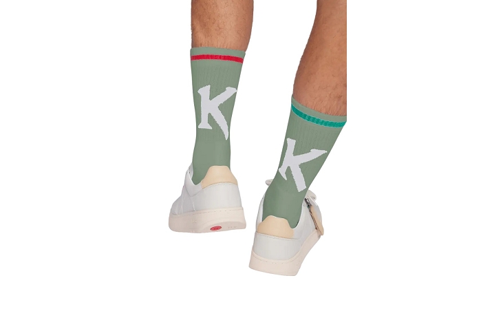 Kickers big k socks women man chaussettes kaki8313402_2