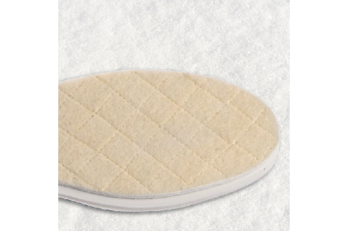 Famaco semelles laine piquee beige8383501_2