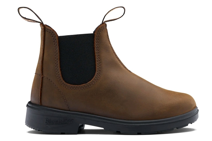 Blundstone kids chelsea boots marron8426103_1