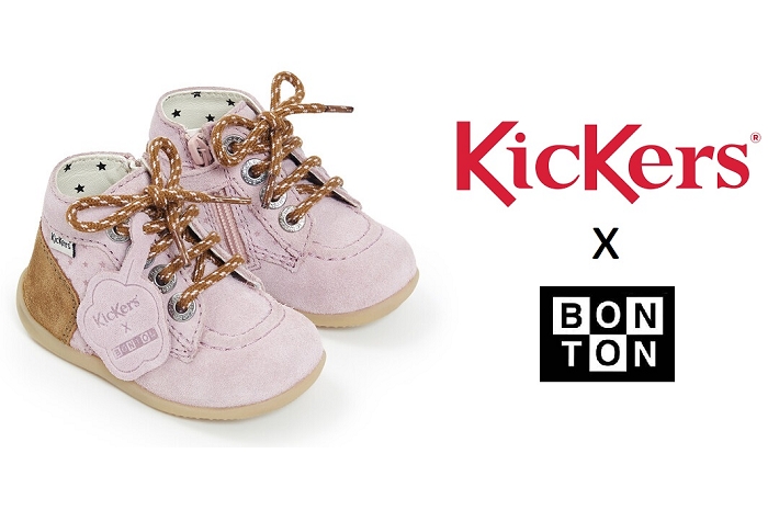 Kickers bonzip f rose9553701_1