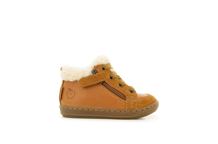 Shoopom bouba  zip wool fourre camel9565301_2