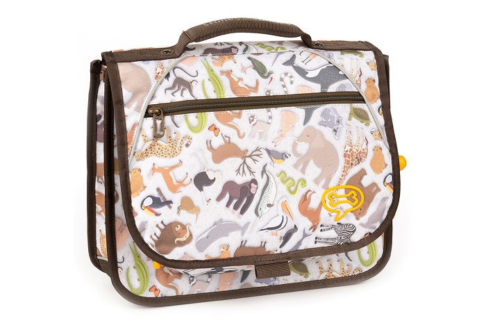 Stones and bones zoo cartable sac animaux beige9618101_1